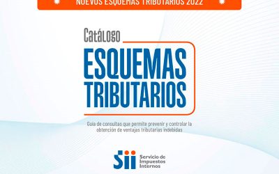 SII publica nueva versión del catálogo de esquemas tributarios