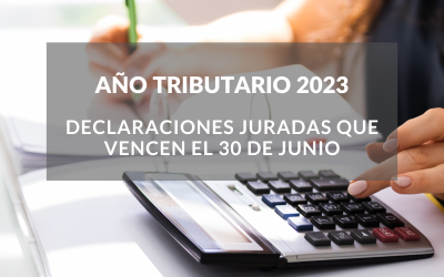 Operación Renta AT 2023: El 30 de Junio es la fecha límite para presentar importantes Declaraciones Juradas (DDJJ).