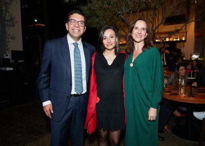 Osiel González, María José Castaño y Loreto Reyes